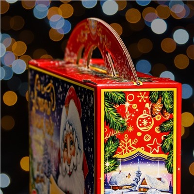 Подарочная коробка "Волшебный свиток" , Портфель макси широкий , 37 x 8 x 20,2 см