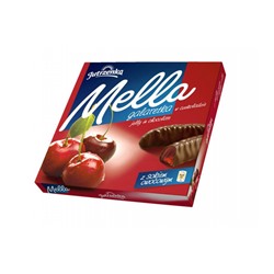 Мармелад в шоколаде Мелла Вишня 190 гр