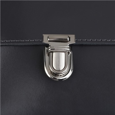 Застёжка для сумки, 2,3 × 3,5 см, цвет серебряный