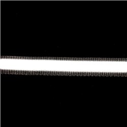 Светоотражающая лента-стропа, 10 мм, 5 ± 1 м, цвет чёрный