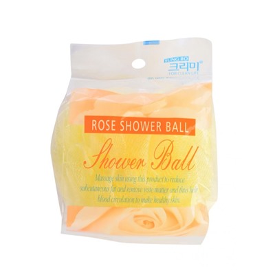 CLEAN&BEAUTY Flower ball rose shower ball Мочалка для душа