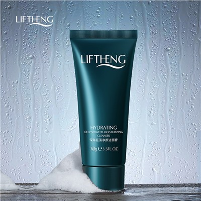 Пенка для умывания с экстрактом морских водорослей Liftheng Hydrating Deep Seaweed Moisturizing Cleanser, 40 гр.