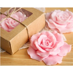 Розовая розочка - мыло ручной работы арт.milotto003556