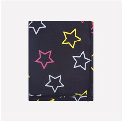 Пеленка детская Crockid К 8512 розовые звезды на темно-сером