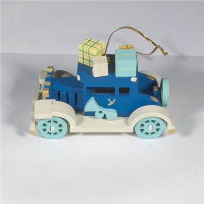 Елочная игрушка, сувенир - Машинка легковая 650-3
