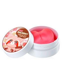 Pink Racoony Hydro-Gel Eye & Cheek Patch Патчи для глаз и скул гидрогелевые, 60шт