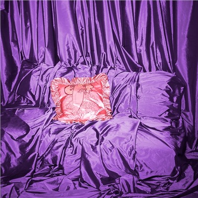 KARISMATISK КАРИСМАТИСК, Чехол на подушку, розовый, 50x50 см