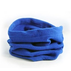 Купить синий шарф бафф из флиса