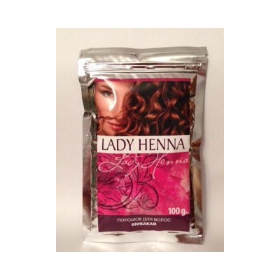Травяной порошок для волос Шикакай, Lady Henna, 100 г