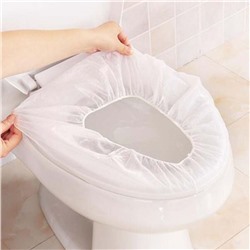 Дорожный набор одноразовых покрытий на унитаз Non-Woven Toilet Mat, 4 шт