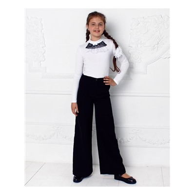 Черные школьные брюки для девочки 19644-ПСДШ16