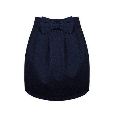 Синяя школьная юбка для девочки 78052-ДШ20