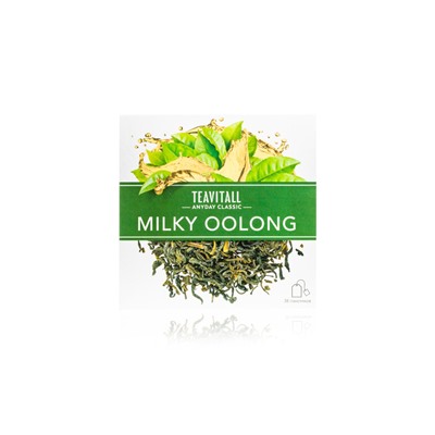 Чай зелёный TEAVITALL CLASSIC «Молочный улун» / Green tea TEAVITALL CLASSIC «Milky Oolong», 38 фильтр-пакетов