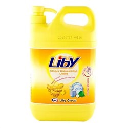 LIBY Жидкость для мытья посуды,  ЧИСТАЯ ПОСУДА 2 кг Имбирный