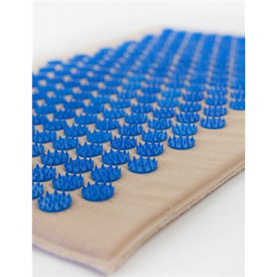 Коврик массажно-аккупунктурный с синими фишками, 68х42 см