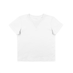 Белая футболка прямого кроя 2-3