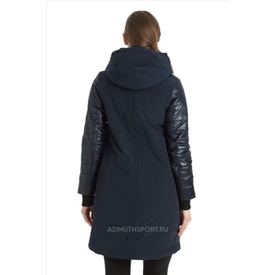 Женское пальто Alpha Endless 1093 Темно-сиинй
