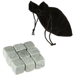 Камни для виски Royal Stone (9 кубиков, мешочек)