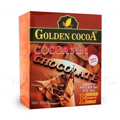 HUCAFOOD - Cocoa - Какао-порошок растворимый 3в1 150г