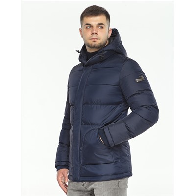 Зимняя темно-синяя куртка мужская модель 27544
