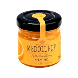 Крем-мёд Медолюбов с апельсином 40мл 20 ШТ
