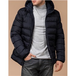 Черно-синяя удобная мужская куртка модель 42180