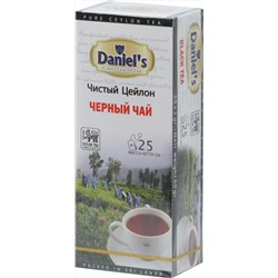 Daniel's. Pure Ceylon Black Tea 50 гр. карт.пачка, 25 пак.
