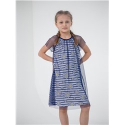 Платье для девочки Сherubino CSKG 63082-41-311 Темно-синий