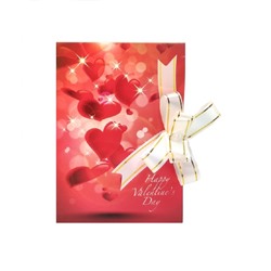 Collection "14 Февраля" candies- " Happy Valentin day"- Шоколадные конфеты с Кешью, 60 г.