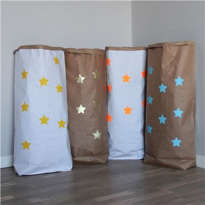 Эко-мешок для игрушек из крафт бумаги Small Stars