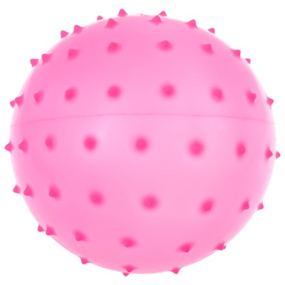 Мячик массажный, матовый пластизоль, d=18 см, 43 г, МИКС