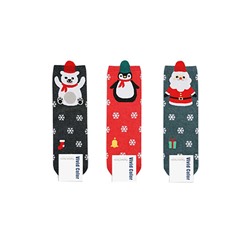 Color Socks Christmas Character free size 36-40 ( женские) Хлопковые носки Рождественские