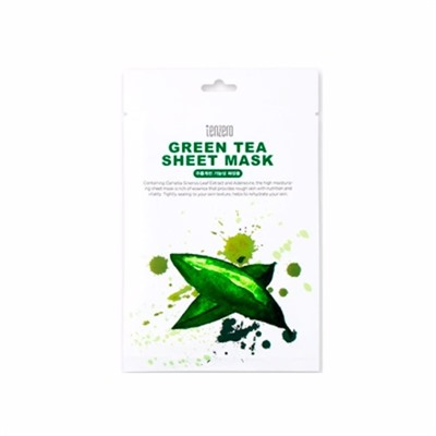 Тканевая маска для лица Tenzero Green Tea Sheet Mask