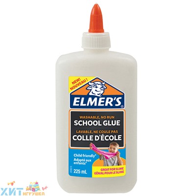 Клей ПВА Elmers "School Glue" 225 мл для слаймов (2 слайма) 2079102, 2079102