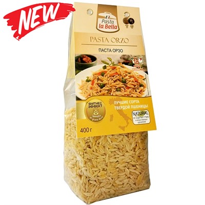 ГУРМАЙОР Макароны (паста) ОРЗО Pasta la Bella 400г