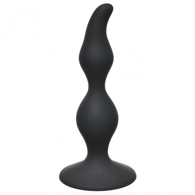 Анальная пробка Curved Anal Plug Black 4105-03Lola