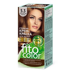 Стойкая крем-краска для волос серии "Fitocolor" тон золотистый каштан 115 мл
