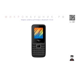 Мобильный телефон с Bluetooth IT2120 (114х48х14мм) купить в России