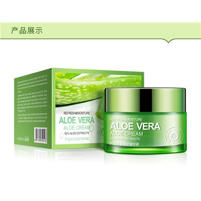 ОСВЕЖАЮЩИЙ И УВЛАЖНЯЮЩИЙ КРЕМ-ГЕЛЬ ДЛЯ ЛИЦА И ШЕИ Алоэ ALOE VERA