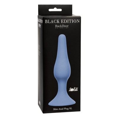 Анальная пробка Slim Anal Plug XL Blue 4204-02Lola