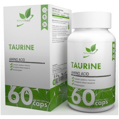 Аминокислота Таурин Naturalsupp Taurine 60 капс.