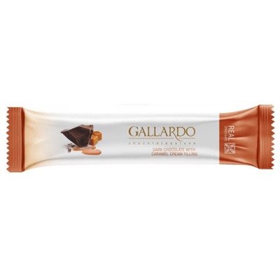 Шоколад Gallardo с карамельной начинкой 25гр [1/24]