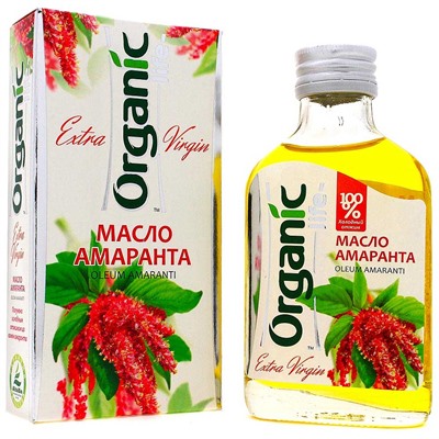 Масло Амаранта «Organic life» холодного отжима, 100 мл.