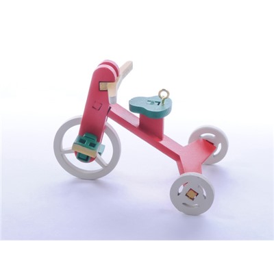 Елочная игрушка - Детский велосипед 3020 Classic Green Seat