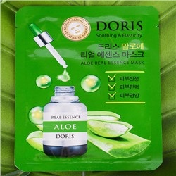 DORIS ALOE REAL ESSENCE MASK Ампульная маска с экстрактом алоэ