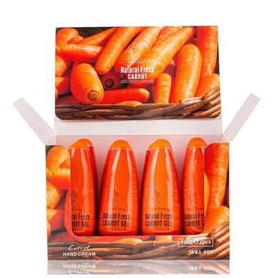 Крем для рук МОРКОВЬ Wokali Natural Fresh Carrot, 100 гр.