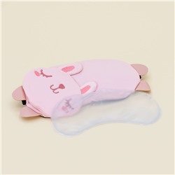 Маска для сна гелевая "Resting Rabbit", pink