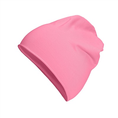 Розовая шапка S