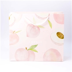Подарочный пакет "Cake Peach", pink (350*120*310MM)
