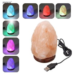 Солевая лампа Скала USB Himalayan Salt Lamp USB Natural